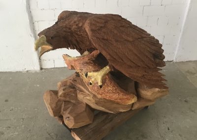 Adler mit Beute